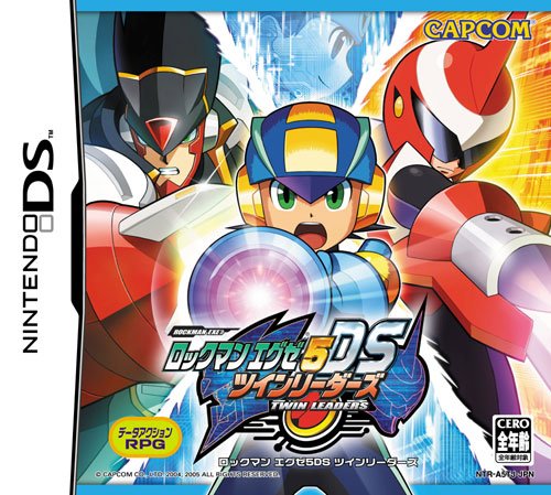 Caratula de Rockman EXE 5 DS Twin Leaders (Japonés) para Nintendo DS