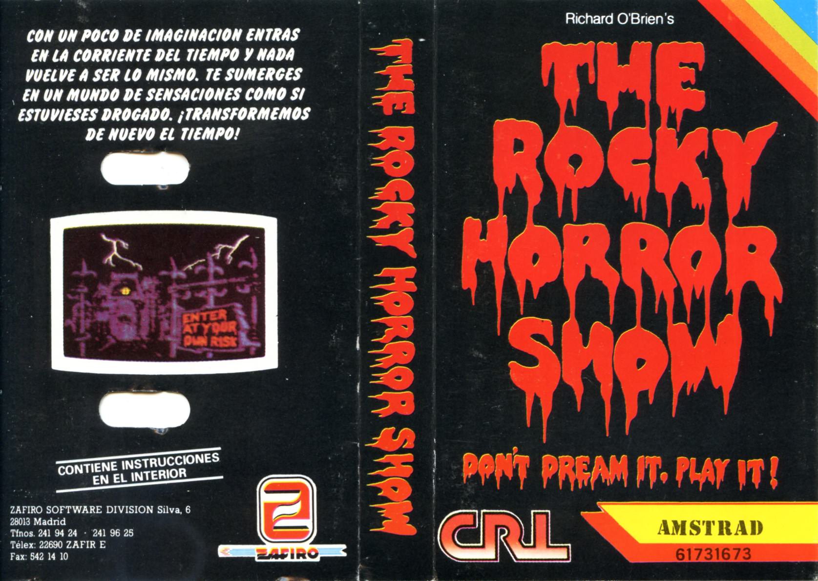 Caratula de Rocky Horror Show, The para Amstrad CPC