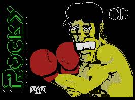 Pantallazo de Rocky para MSX