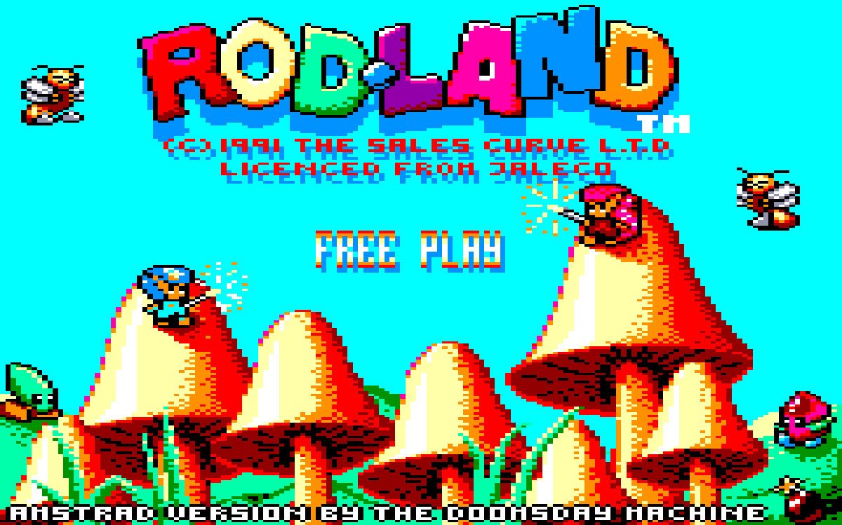 Pantallazo de RodLand para Amstrad CPC