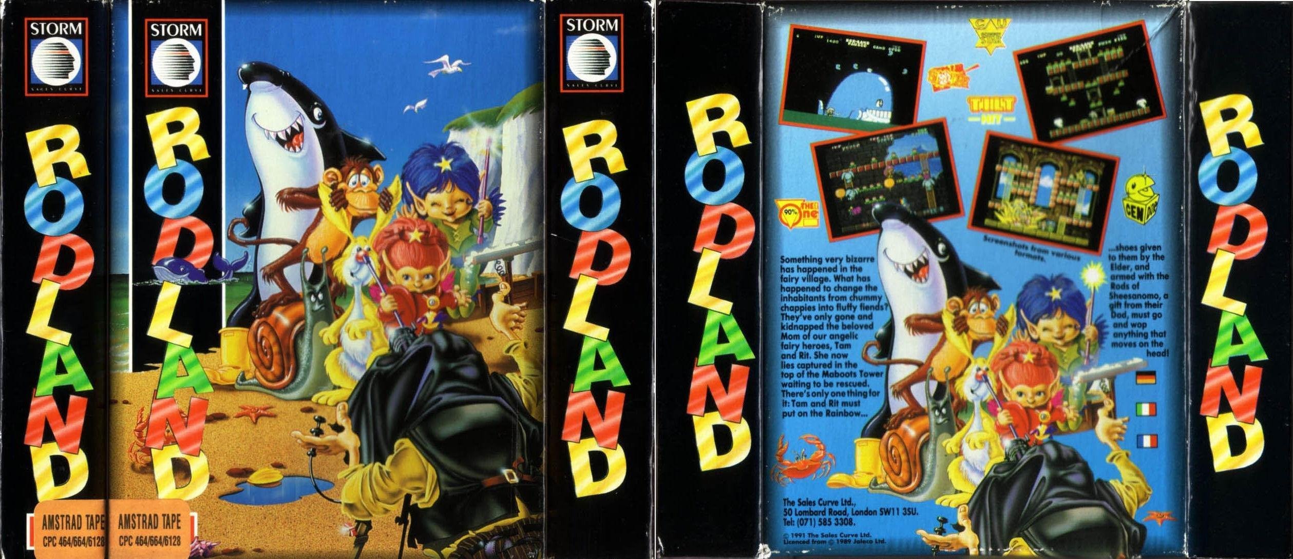 Caratula de RodLand para Amstrad CPC
