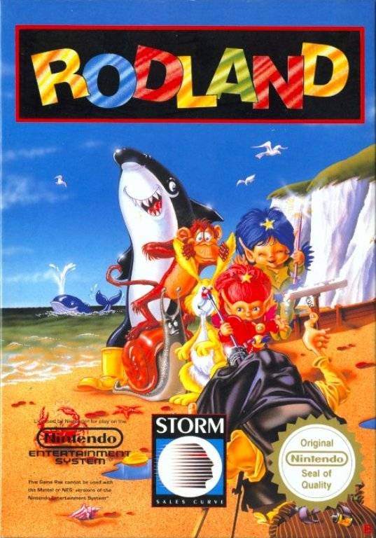 Caratula de RodLand para Nintendo (NES)