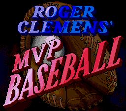 Pantallazo de Roger Clemens' MVP Baseball para Sega Megadrive
