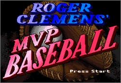 Pantallazo de Roger Clemens' MVP Baseball para Super Nintendo