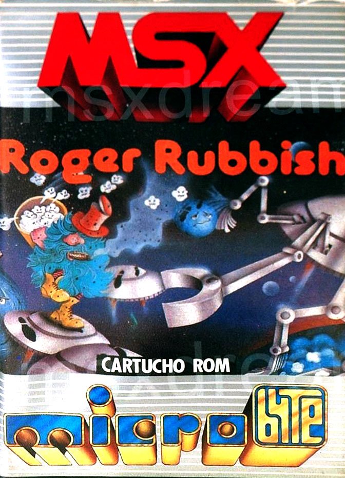 Caratula de Roger Rubbish para MSX