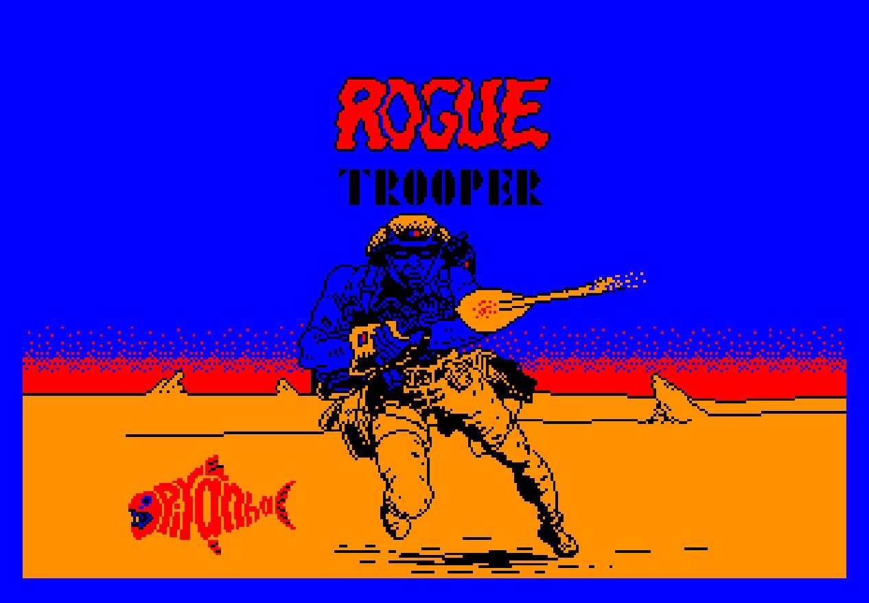 Pantallazo de Rogue Trooper para Amstrad CPC