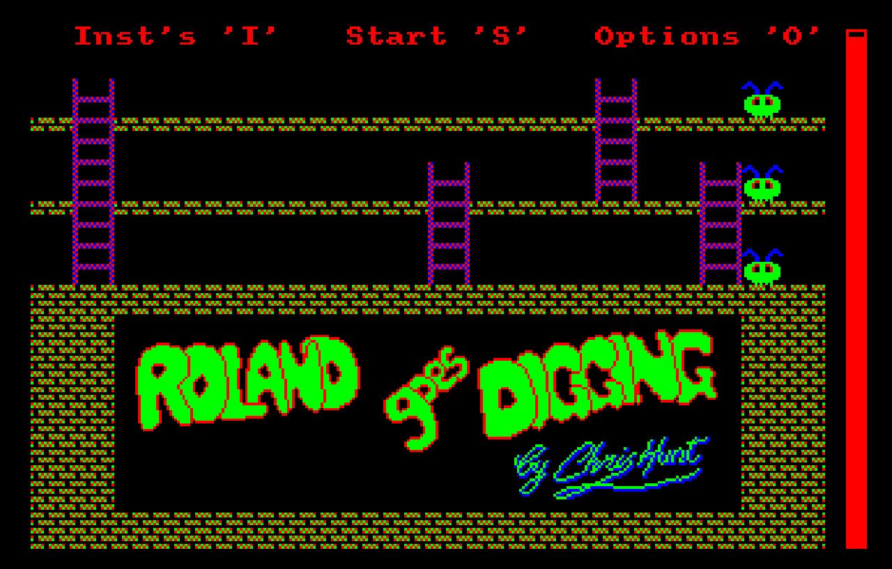 Pantallazo de Roland Goes Digging para Amstrad CPC