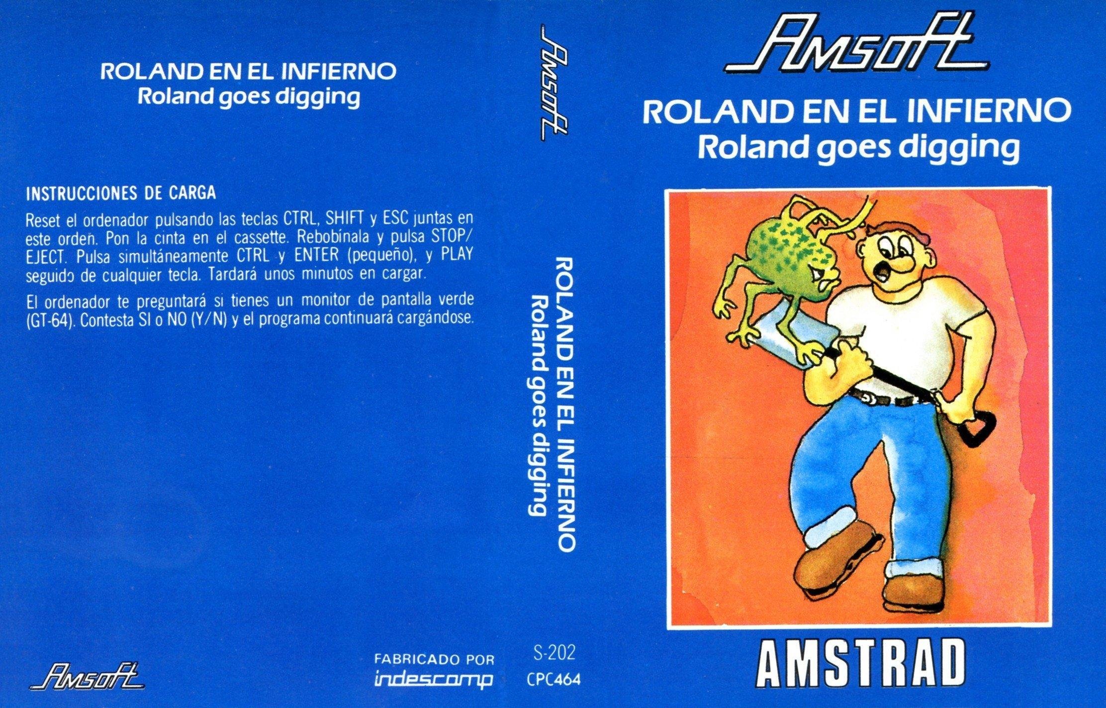 Caratula de Roland Goes Digging para Amstrad CPC