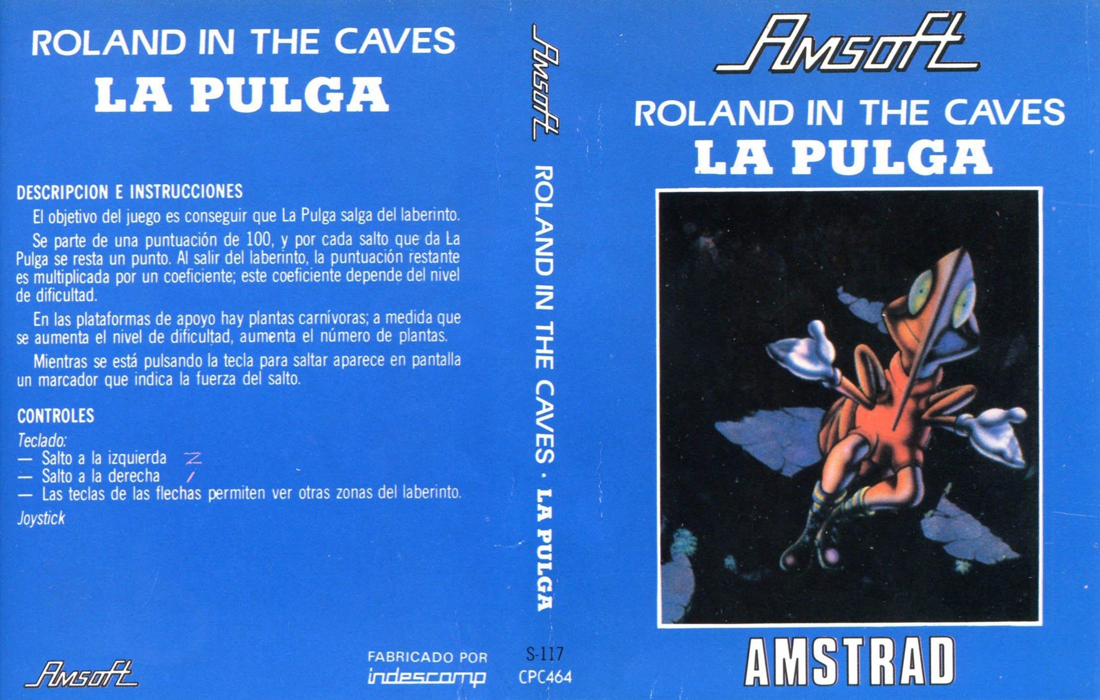 Caratula de Roland in the Caves: La Pulga para Amstrad CPC