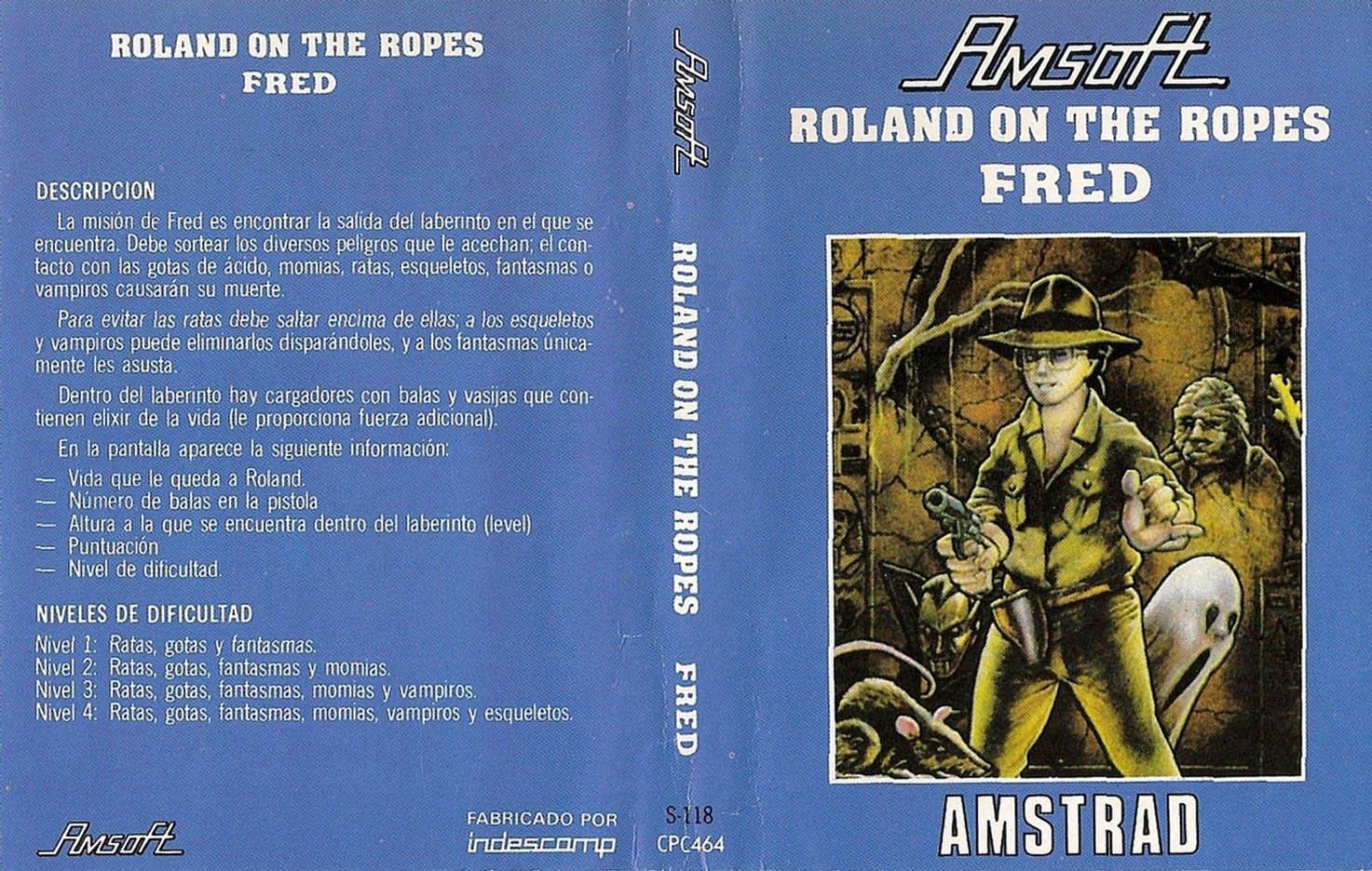 Caratula de Roland on the Ropes: Fred para Amstrad CPC