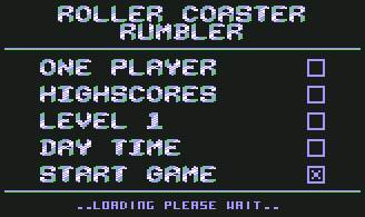 Pantallazo de Roller Coaster Rumbler para Commodore 64