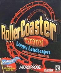 Caratula de RollerCoaster Tycoon: Loopy Landscapes para PC