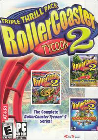 Caratula de RollerCoaster Tycoon 2: Triple Thrill Pack para PC
