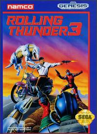 Caratula de Rolling Thunder 3 para Sega Megadrive