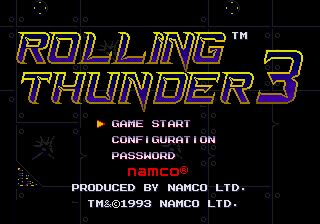 Pantallazo de Rolling Thunder 3 para Sega Megadrive