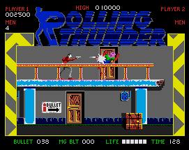Pantallazo de Rolling Thunder para Atari ST