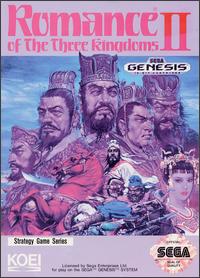 Caratula de Romance of the Three Kingdoms II para Sega Megadrive
