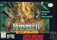 Caratula de Romance of the Three Kingdoms IV: Wall of Fire para Super Nintendo