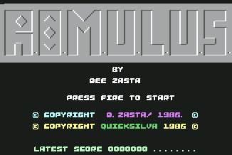 Pantallazo de Romulus para Commodore 64