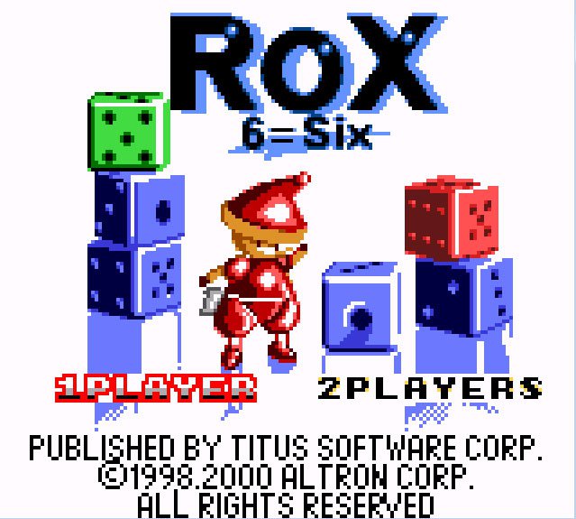 Pantallazo de Rox para Game Boy Color