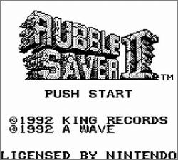 Pantallazo de Rubble Saver II para Game Boy