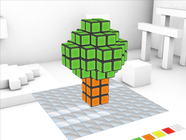 Pantallazo de Rubiks Puzzle World para Wii