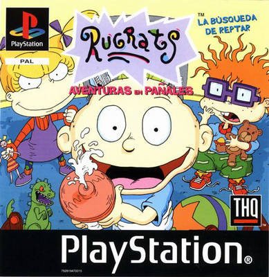 Caratula de Rugrats: Aventuras en Pañales - La Búsqueda de Reptar para PlayStation