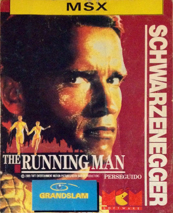 Caratula de Running Man, The para MSX