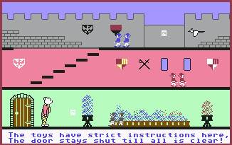 Pantallazo de Rupert and the ToyMaker´s Party para Commodore 64