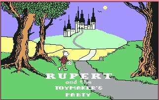Pantallazo de Rupert and the ToyMaker´s Party para Commodore 64