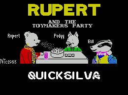 Pantallazo de Rupert and the Toymaker's Party para Spectrum