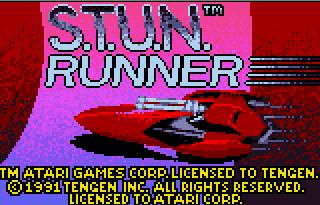 Pantallazo de S.T.U.N. Runner para Atari Lynx