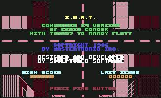 Pantallazo de S.W.A.T. para Commodore 64