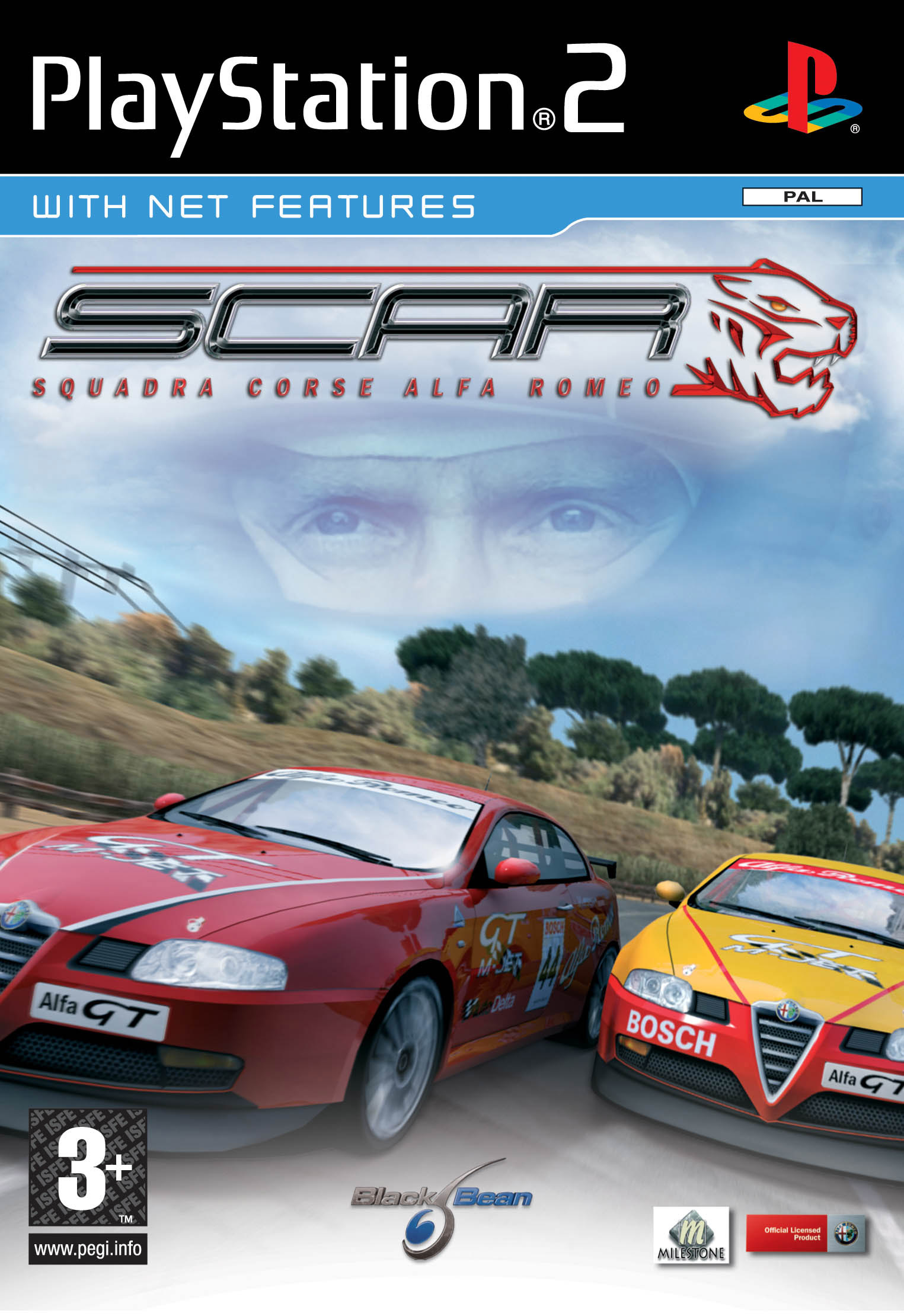 Caratula de SCAR: Squadra Corse Alfa Romeo para PlayStation 2