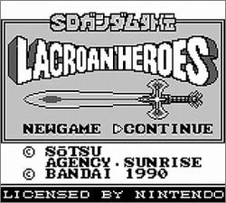 Pantallazo de SD Lacroan Heroes para Game Boy