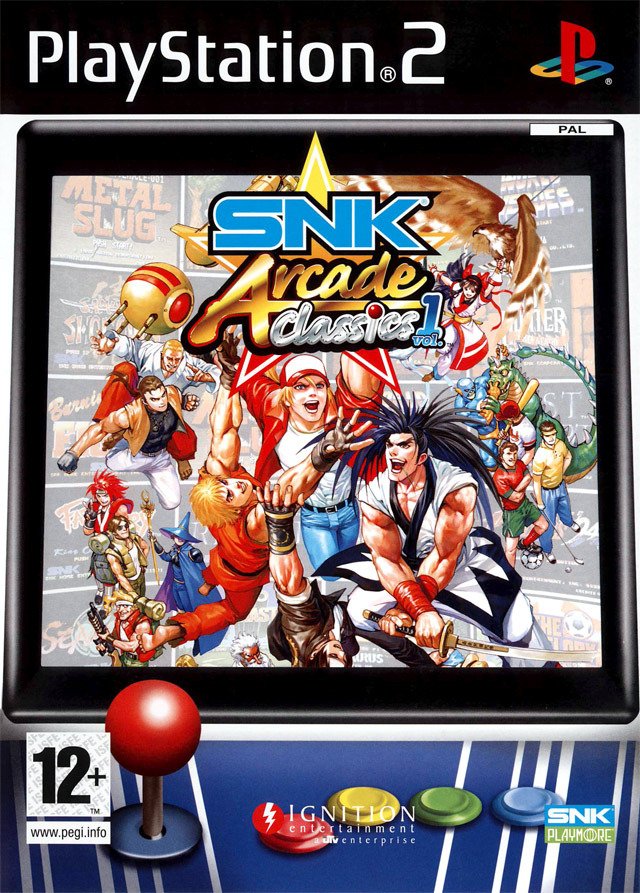 Caratula de SNK Arcade Classics Volume 1 para PlayStation 2