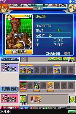 Pantallazo de SNK Vs. CAPCOM Card Fighters DS para Nintendo DS
