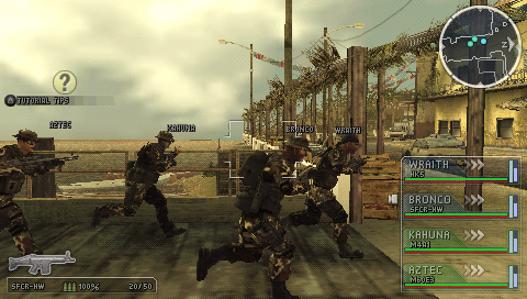 Pantallazo de SOCOM: U.S. Navy SEALs Tactical Strike para PSP