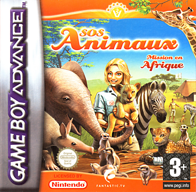 Caratula de SOS Animaux : Mission en Afrique para Game Boy Advance