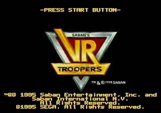 Pantallazo de Saban's VR Troopers para Sega Megadrive