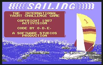 Pantallazo de Sailing para Commodore 64