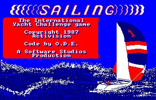 Pantallazo de Sailing para Amstrad CPC