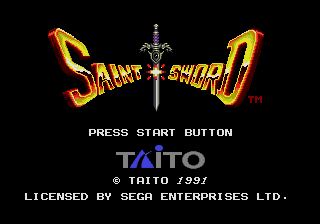 Pantallazo de Saint Sword para Sega Megadrive
