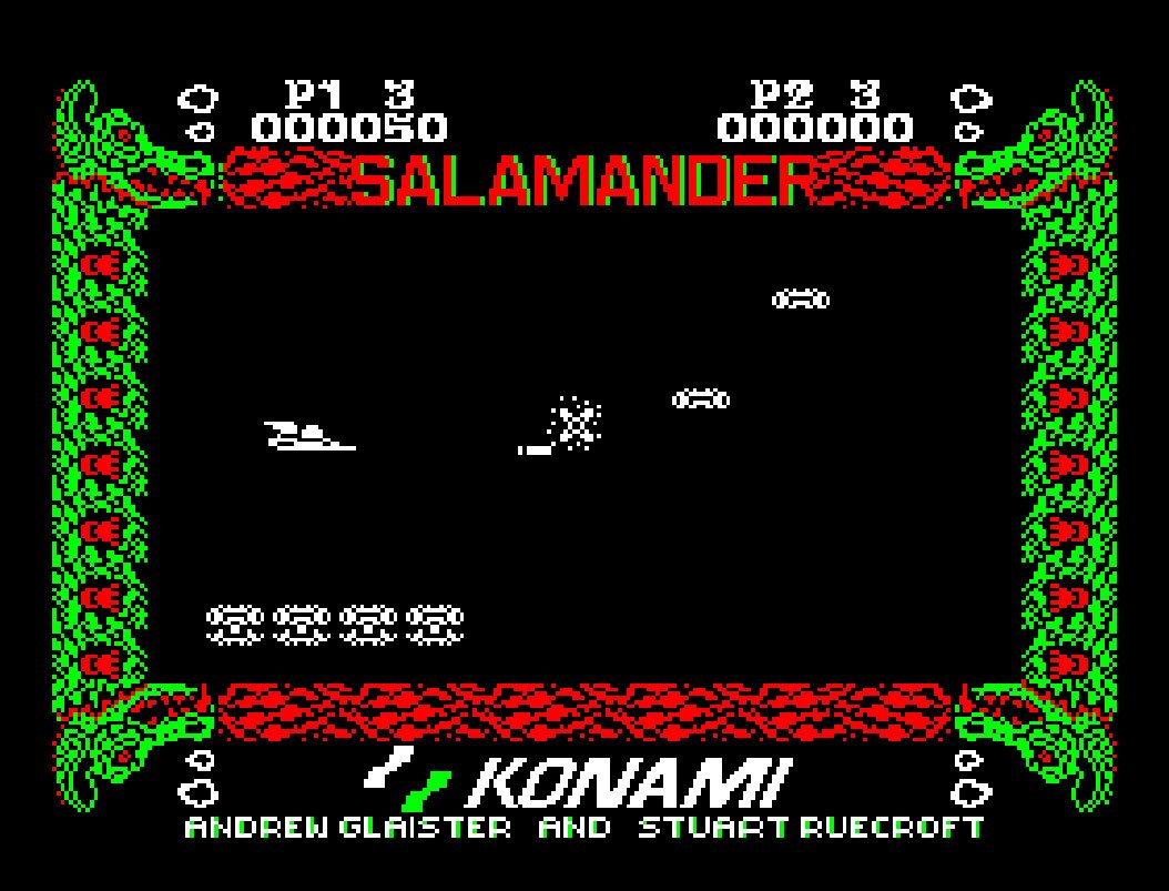 Pantallazo de Salamander para Amstrad CPC