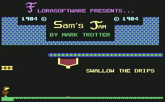 Pantallazo de Sam´s Jam para Commodore 64