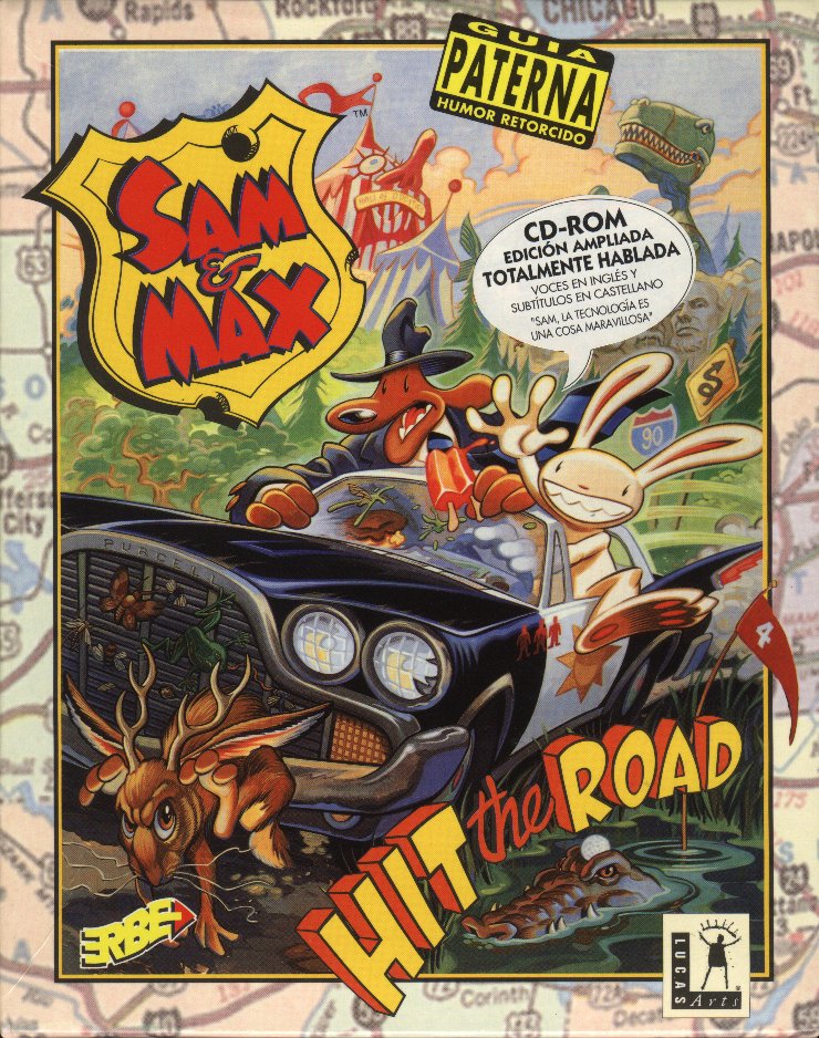 Caratula de Sam & Max Hit the Road para PC
