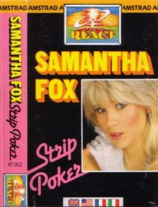 Caratula de Samantha Fox Strip Poker para Amstrad CPC