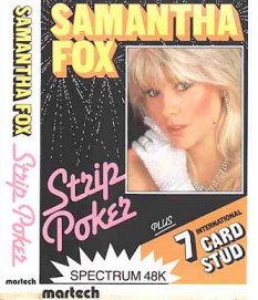Caratula de Samantha Fox Strip Poker para Spectrum