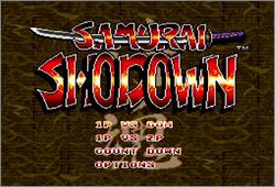 Pantallazo de Samurai Shodown (Europa) para Super Nintendo