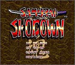 Pantallazo de Samurai Shodown para Super Nintendo